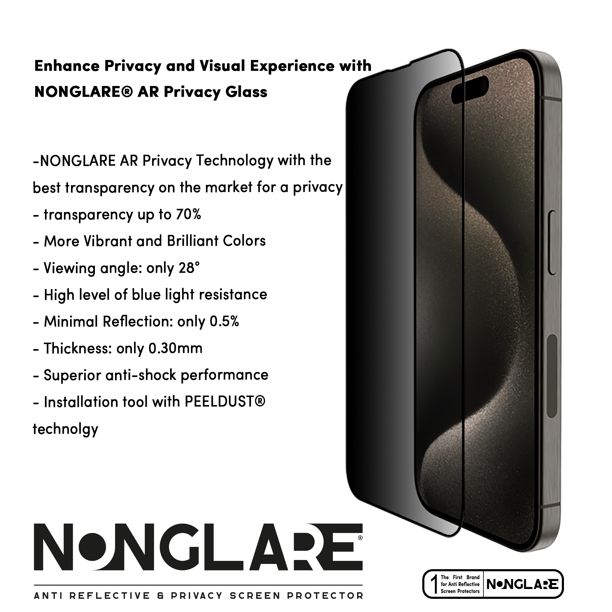 iPhone NONGLARE AR PRIVACY - Launch Edition